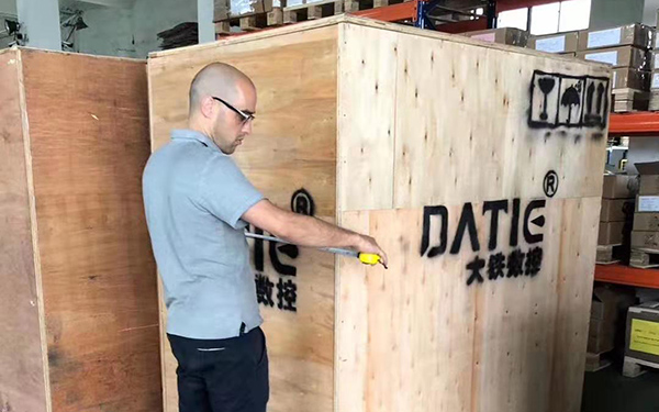 天津（开利达控制技术）线切割机床实地客户现场收货